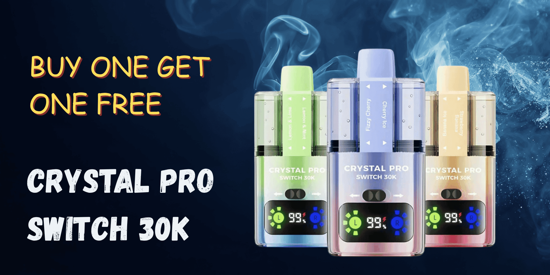 Crystal pro switch 30k prefilled pod vape kit