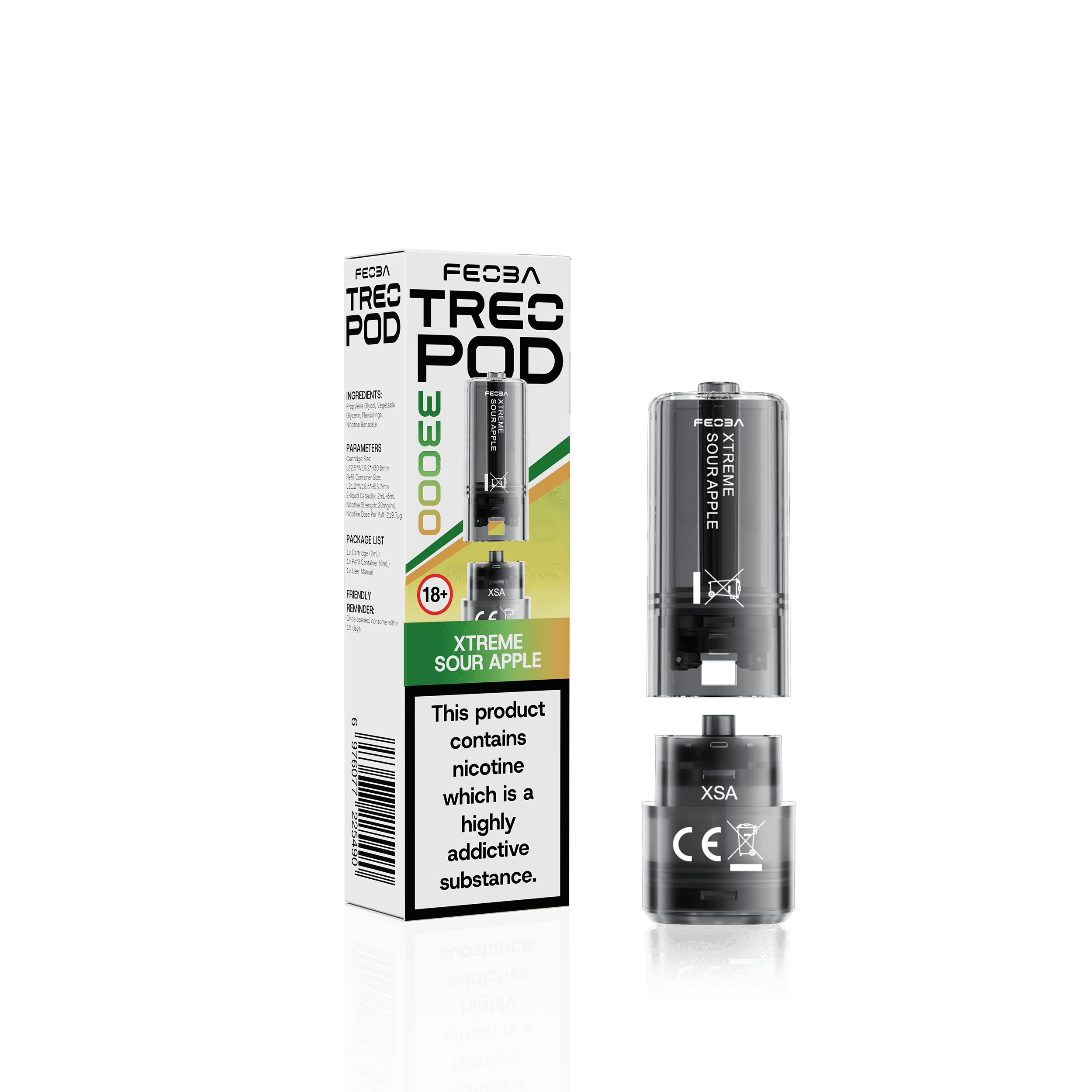feoba treo 33k prefilled replacement pods