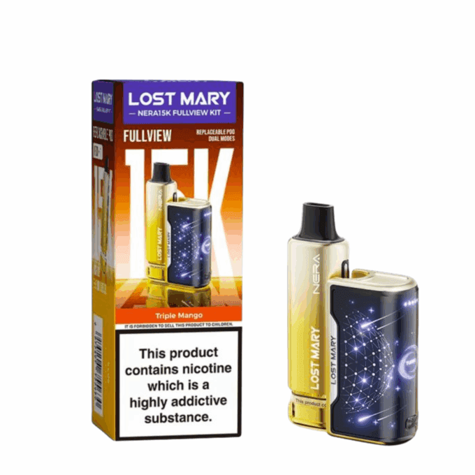 lost mary nera 15k pureview prefilled refill pod
