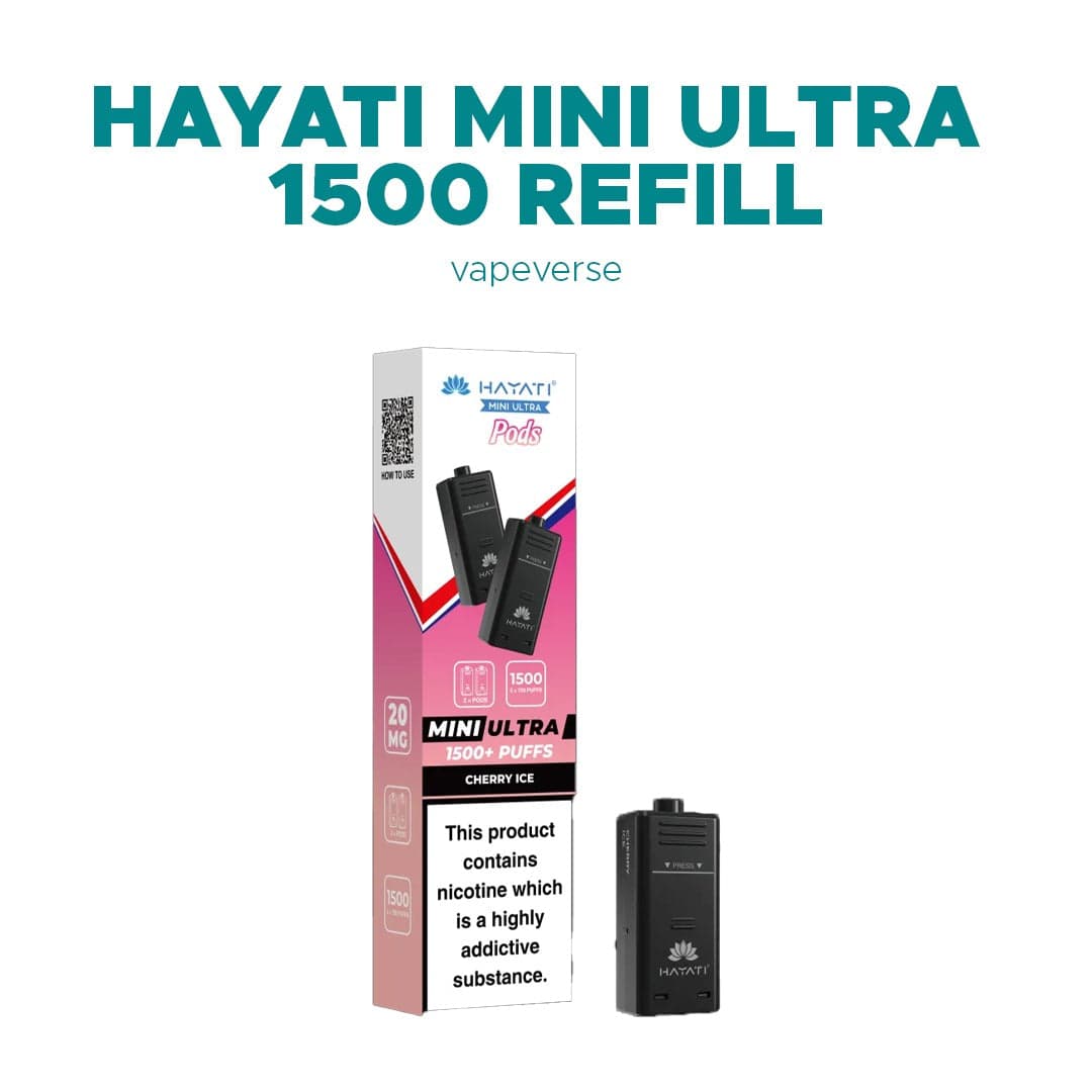 Hayati Mini Ultra 1500 Prefilled Refill Pods