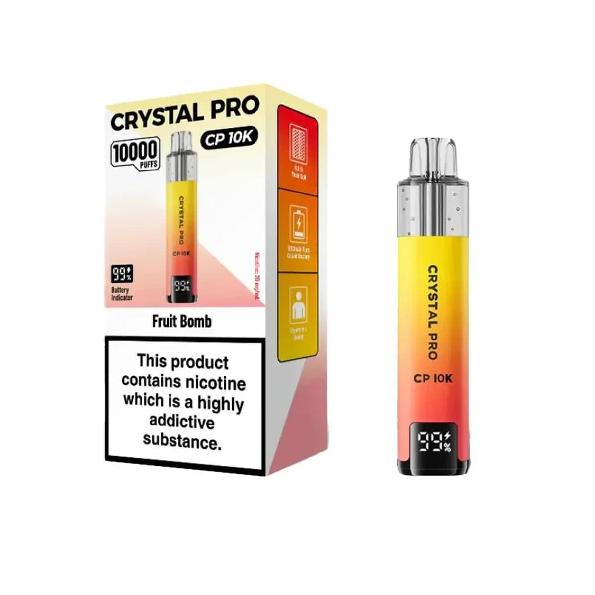 crystal pro cp 10k prefilled pod kit