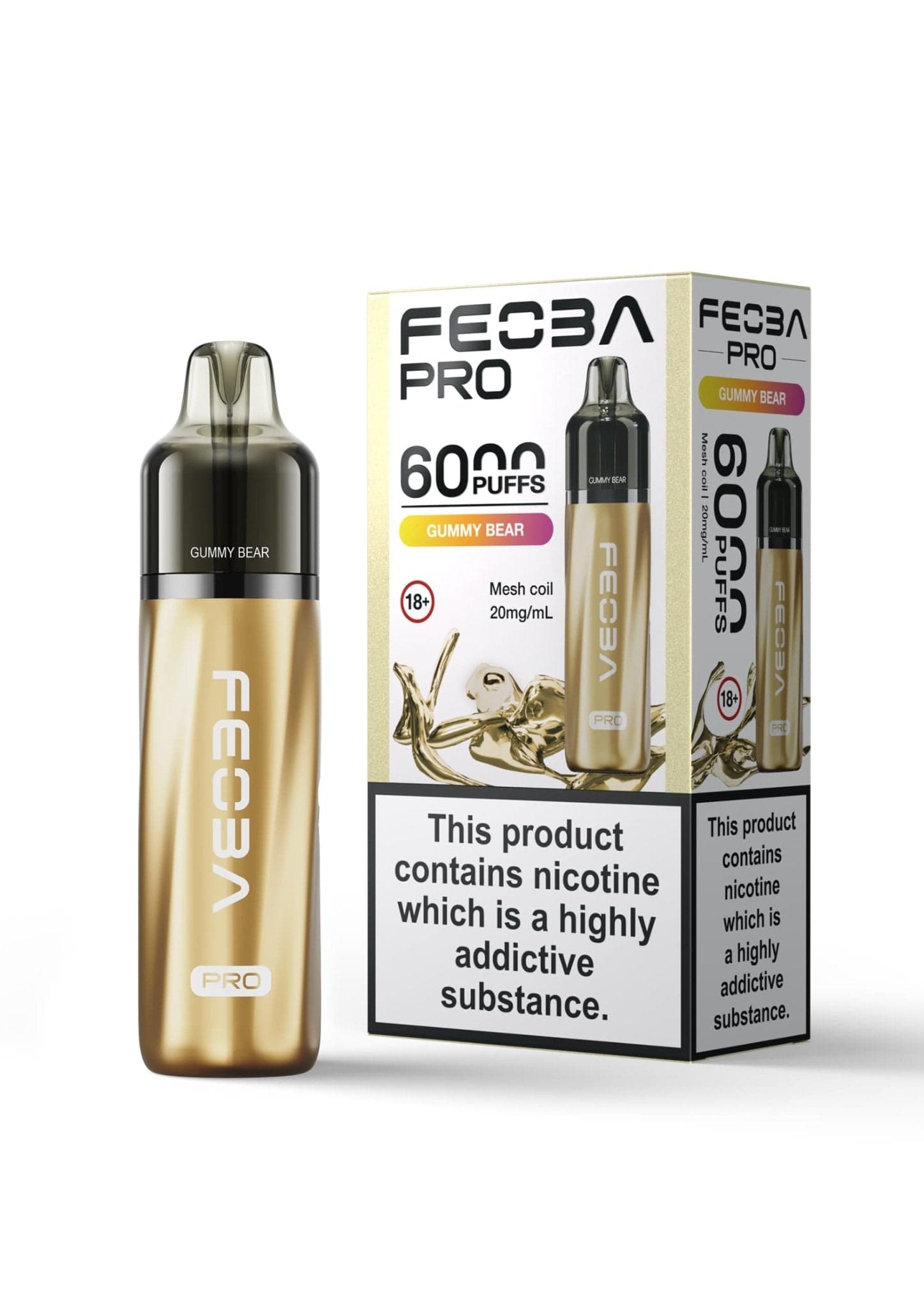 Feoba pro 6000+ disposbale vape kit