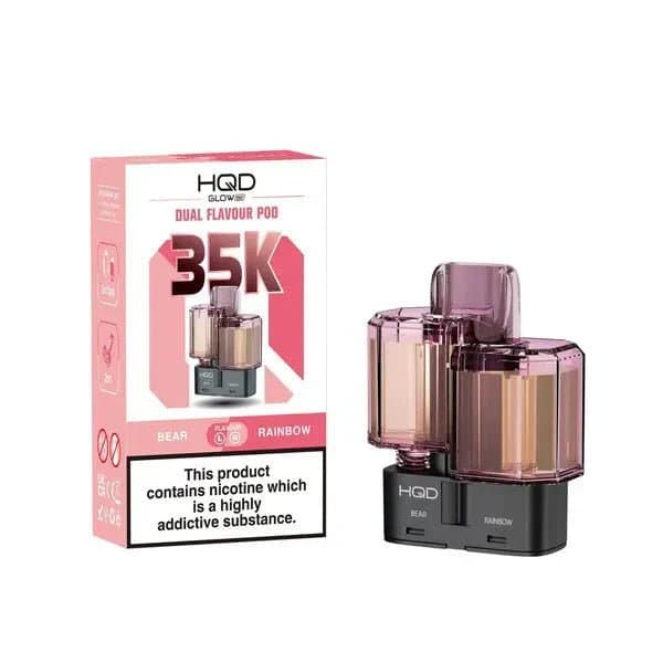 HQD Glow Air 35K Puffs Prefilled Refill Pods