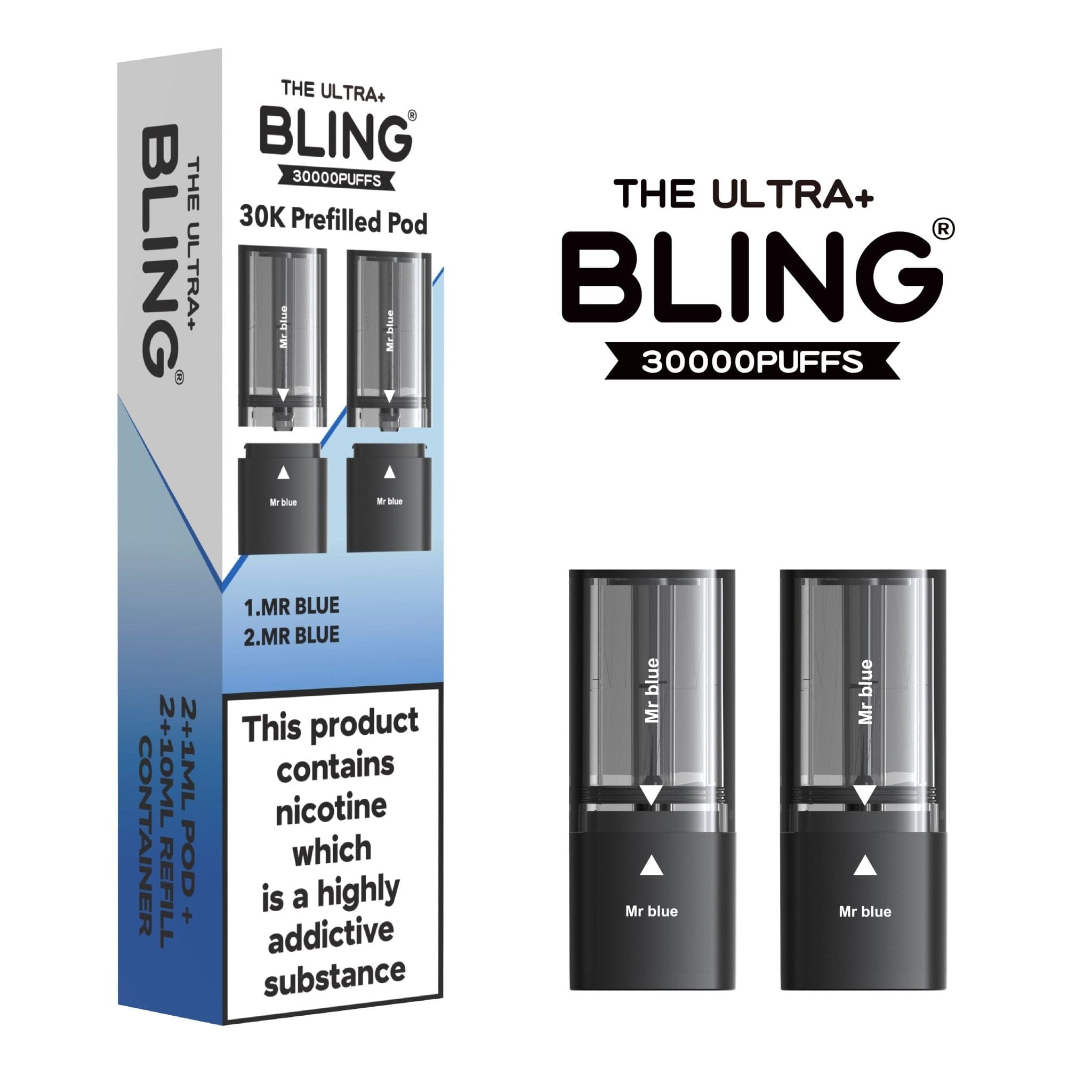 crystal bling ultra plus 30k prefilled pod